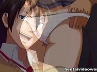 Hentai schoolgirls awesome threesome sex