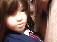Sexually bizarre dude likes fucking with this beautiful human-alike doll