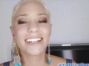 Amateur Blond Student Face Fucked